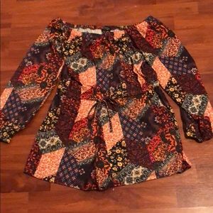 Top shop multi print floral romper